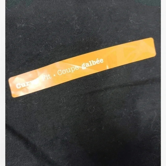 Penningtons Curvy Fit Black Straight Leg Stretchy Pants  Size 28 - Picture 5 of 10